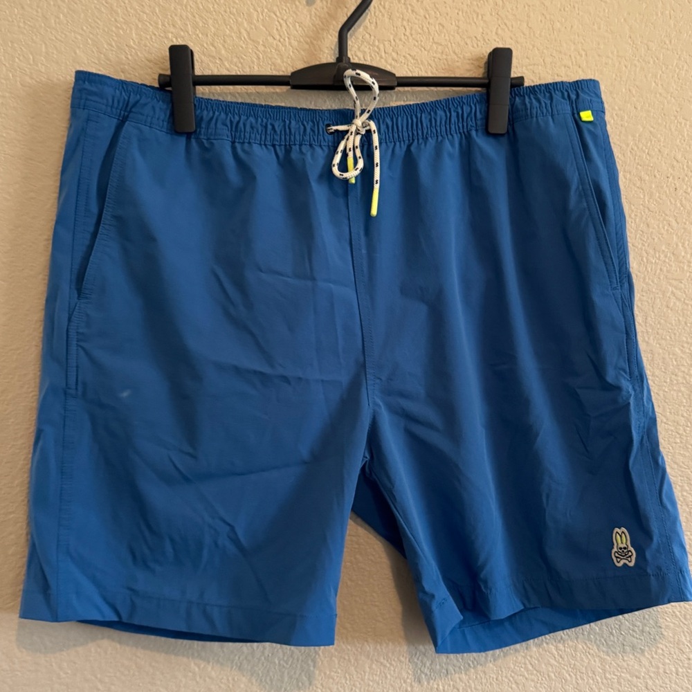 Psycho Bunny Men’s Blue Swim Trunks Size XXL